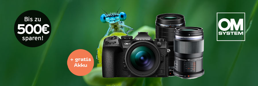 OM System Makro Monat Cashback Aktion